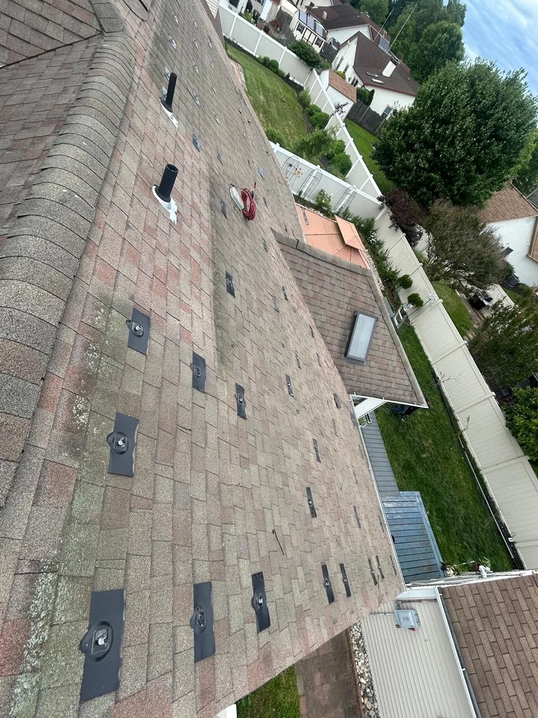 Solar mounting locations after removal