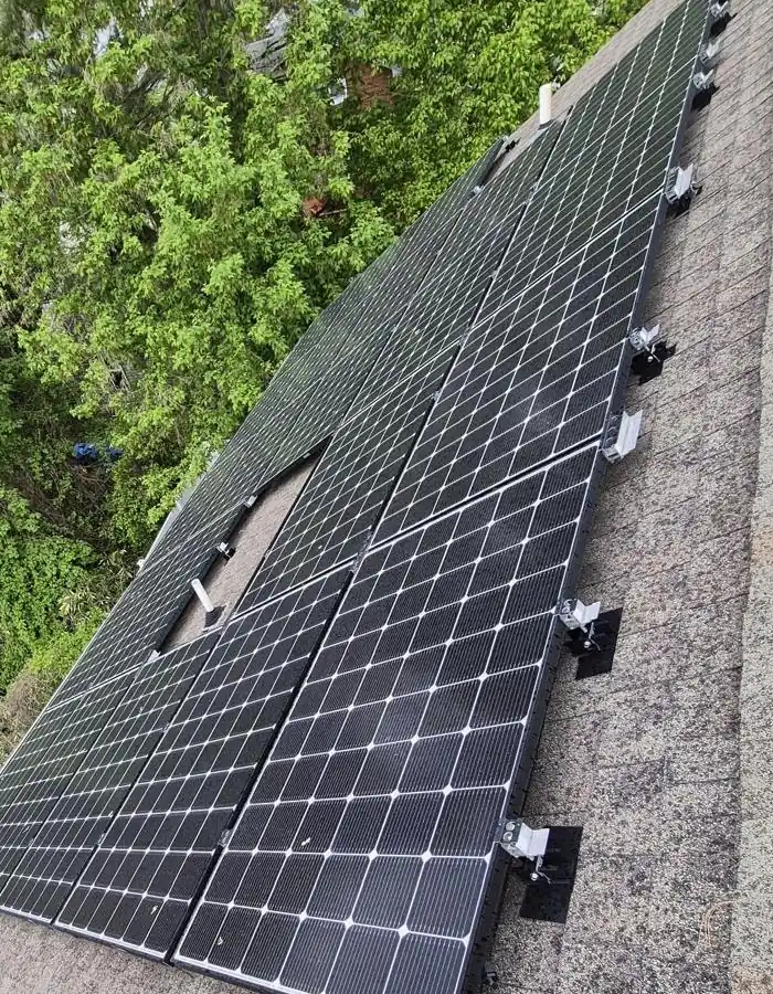 Solar project detail 1 in Broomall, Pennsylvania