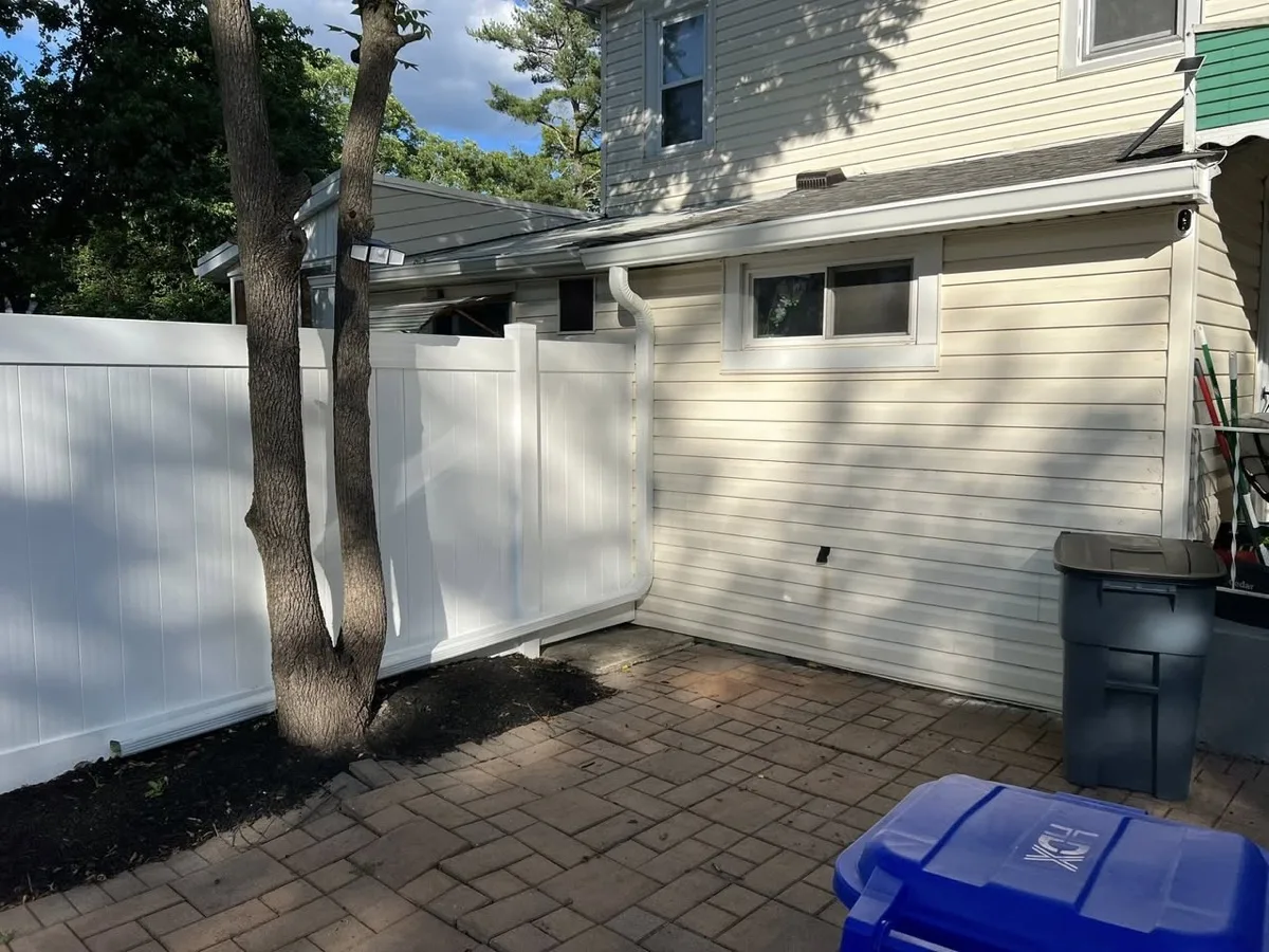 Completed 6 inch gutter and downspout installation in Gibbsboro, New Jersey