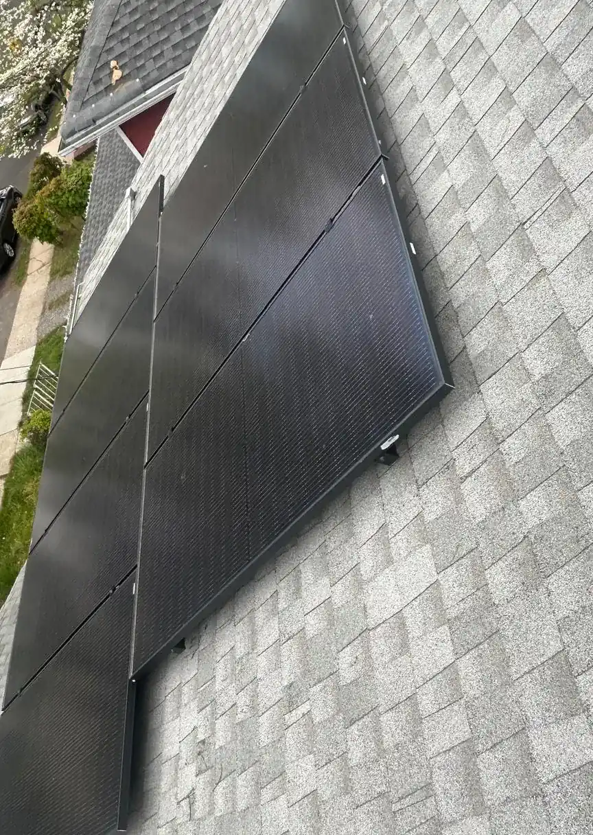 Solar project detail 1 in Hillside, New Jersey