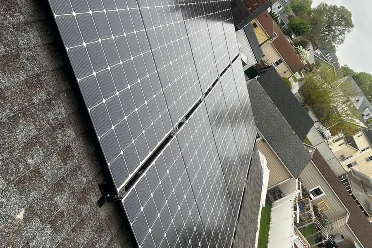 Solar project detail 1 in Roselle Park, New Jersey