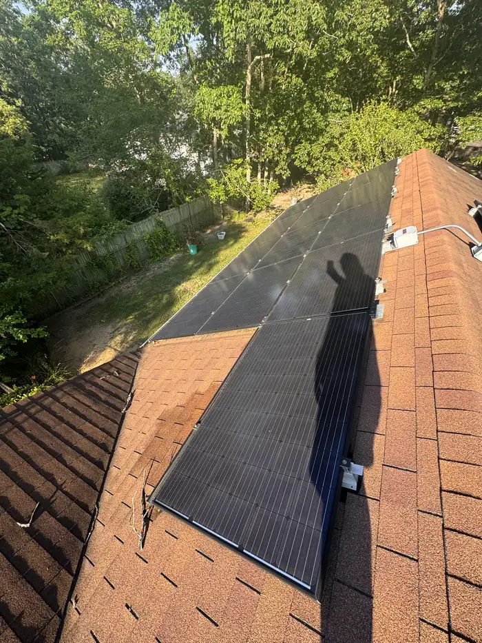 Solar panel removal and reinstallation work in Williamstown, New Jersey